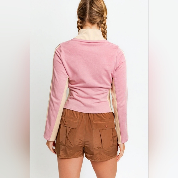 Tasha Apparel Long Sleeve Mock Neck LONDON Embroidered Jacket - Picture 2 of 3